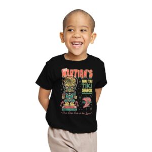Martians Mai Tai Tiki - Youth T-Shirts RIPT Apparel X-small / Black