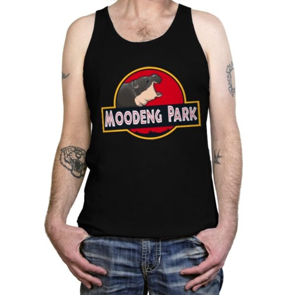 Moodeng Park - Tanktop Tanktop RIPT Apparel X-Small / Black