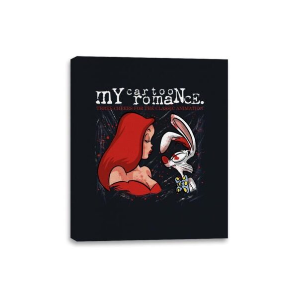 My Cartoon Romance - Canvas Wraps Canvas Wraps RIPT Apparel 8x10 / Black