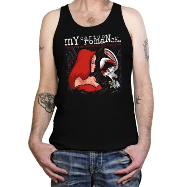 My Cartoon Romance - Tanktop Tanktop RIPT Apparel X-Small / Black