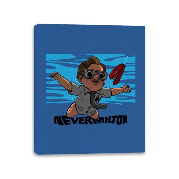 Nevermilton - Canvas Wraps Canvas Wraps RIPT Apparel 11x14 / Royal