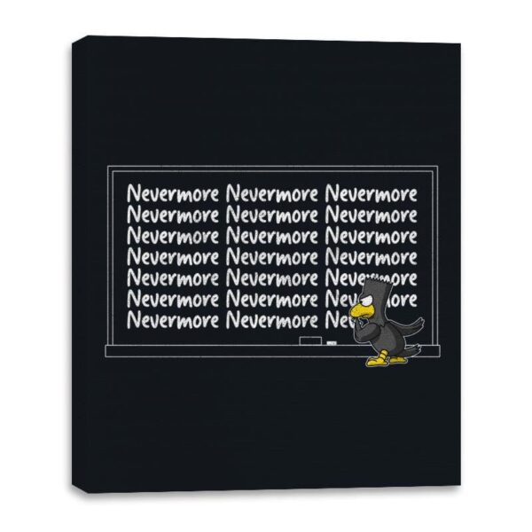 Nevermore Detention - Canvas Wraps Canvas Wraps RIPT Apparel 16x20 / Black