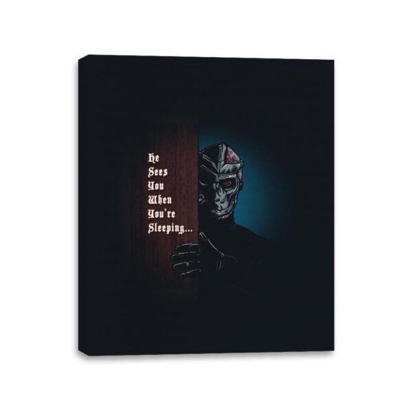 Night Stalker  - Canvas Wraps Canvas Wraps RIPT Apparel 11x14 / Black