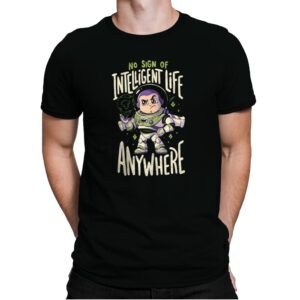 No Sign of Intelligent Life - Mens Premium T-Shirts RIPT Apparel Small / Black