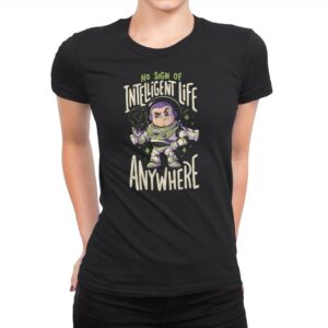 No Sign of Intelligent Life - Womens Premium T-Shirts RIPT Apparel Small / Black