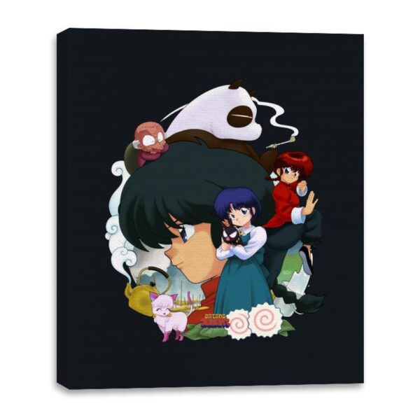 One Half - Canvas Wraps Canvas Wraps RIPT Apparel 16x20 / Black