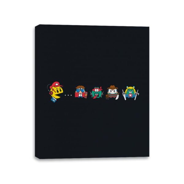 Pac-80's - Canvas Wraps Canvas Wraps RIPT Apparel 11x14 / Black