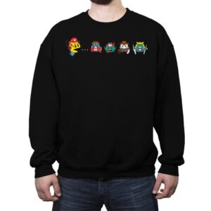 Pac-80's - Crew Neck Sweatshirt Crew Neck Sweatshirt RIPT Apparel Small / Black