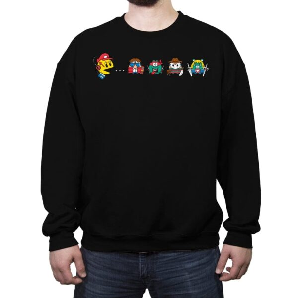 Pac-80's - Crew Neck Sweatshirt Crew Neck Sweatshirt RIPT Apparel Small / Black