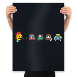 Pac-80's - Prints Posters RIPT Apparel 18x24 / Black