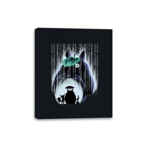 Rainy Neighborhood - Canvas Wraps Canvas Wraps RIPT Apparel 8x10 / Black