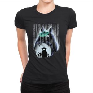 Rainy Neighborhood - Womens Premium T-Shirts RIPT Apparel Small / Black