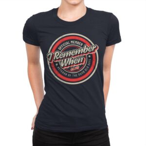 Remember When - Womens Premium T-Shirts RIPT Apparel Small / Midnight Navy