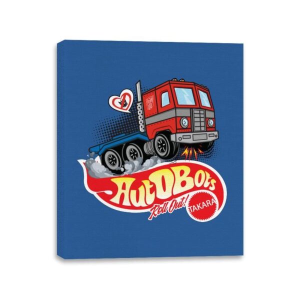 Roll Out! - Canvas Wraps Canvas Wraps RIPT Apparel 11x14 / Royal