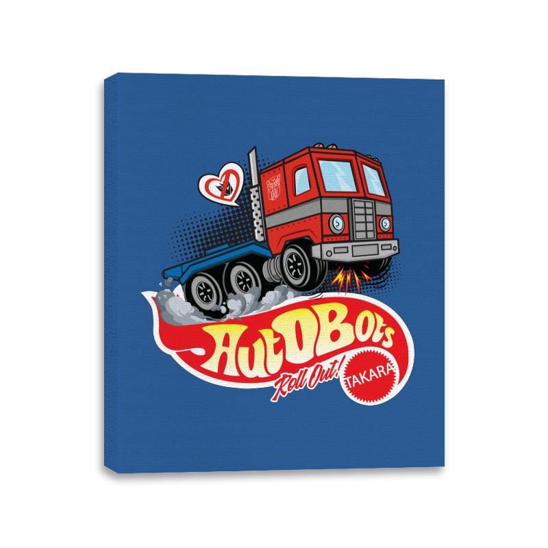 Roll Out! - Canvas Wraps Canvas Wraps RIPT Apparel 11x14 / Royal