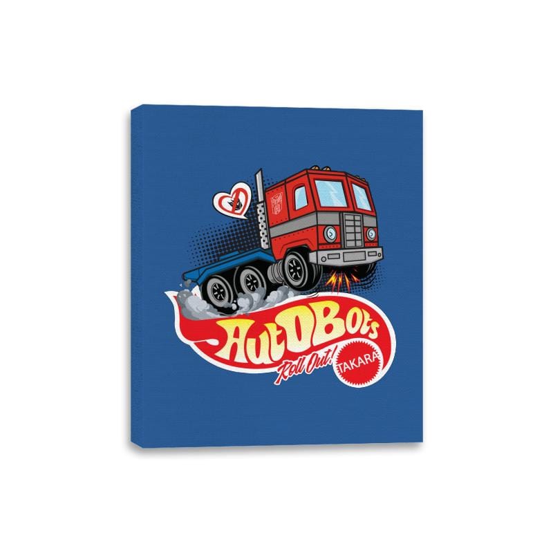 Roll Out! - Canvas Wraps Canvas Wraps RIPT Apparel 8x10 / Royal