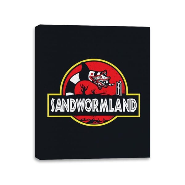 Sandwormland - Canvas Wraps Canvas Wraps RIPT Apparel 11x14 / Black