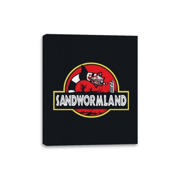 Sandwormland - Canvas Wraps Canvas Wraps RIPT Apparel 8x10 / Black