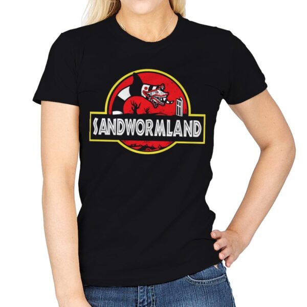 Sandwormland - Womens T-Shirts RIPT Apparel Small / Black