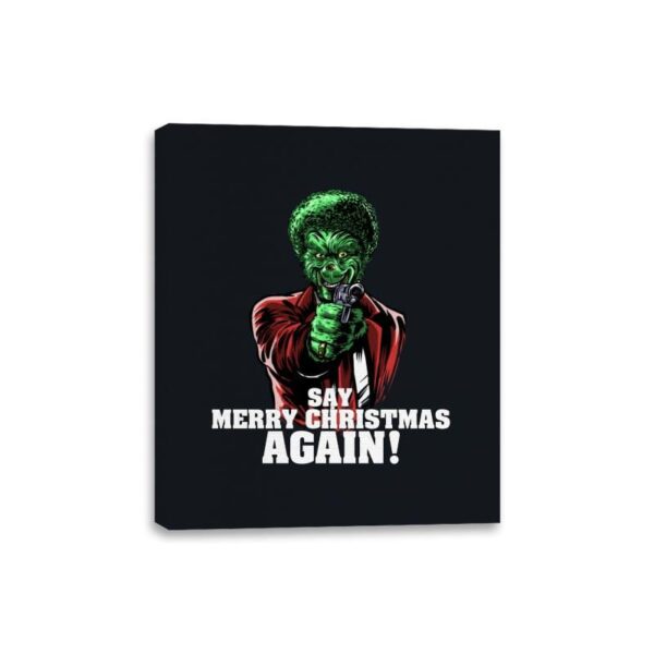 Say it Again - Canvas Wraps Canvas Wraps RIPT Apparel 8x10 / Black