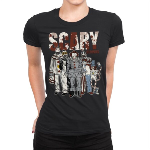 Scary Clowns - Womens Premium T-Shirts RIPT Apparel Small / Black