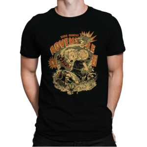 Side Quest Adventure - Mens Premium T-Shirts RIPT Apparel Small / Black