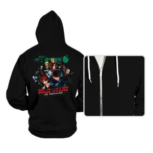 Solid Snake Vs Foxhound - Hoodies Hoodies RIPT Apparel Small / Black