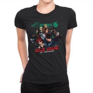 Solid Snake Vs Foxhound - Womens Premium T-Shirts RIPT Apparel Small / Black