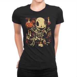 Spooky Fire Fossils - Womens Premium T-Shirts RIPT Apparel Small / Black