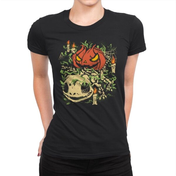 Spooky Grass Fossils - Womens Premium T-Shirts RIPT Apparel Small / Black