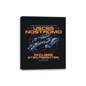 Star Freighter - Canvas Wraps Canvas Wraps RIPT Apparel 8x10 / Black