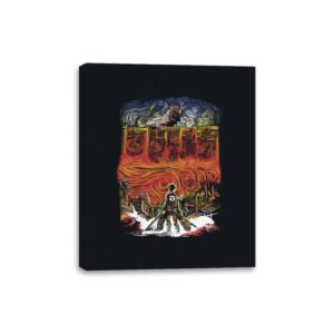 Starry Titan - Canvas Wraps Canvas Wraps RIPT Apparel 8x10 / Black