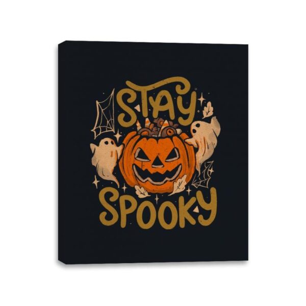 Stay Spooky - Canvas Wraps Canvas Wraps RIPT Apparel 11x14 / Black