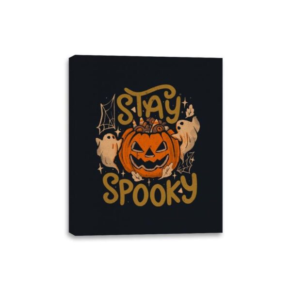 Stay Spooky - Canvas Wraps Canvas Wraps RIPT Apparel 8x10 / Black