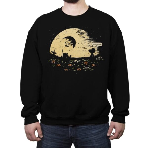 That's No Moon - Crew Neck Sweatshirt Crew Neck Sweatshirt RIPT Apparel Small / Black