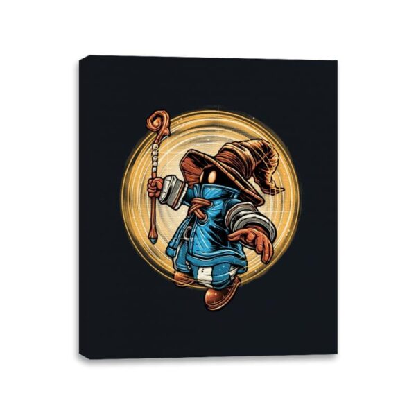 The Black Mage - Canvas Wraps Canvas Wraps RIPT Apparel 11x14 / Black