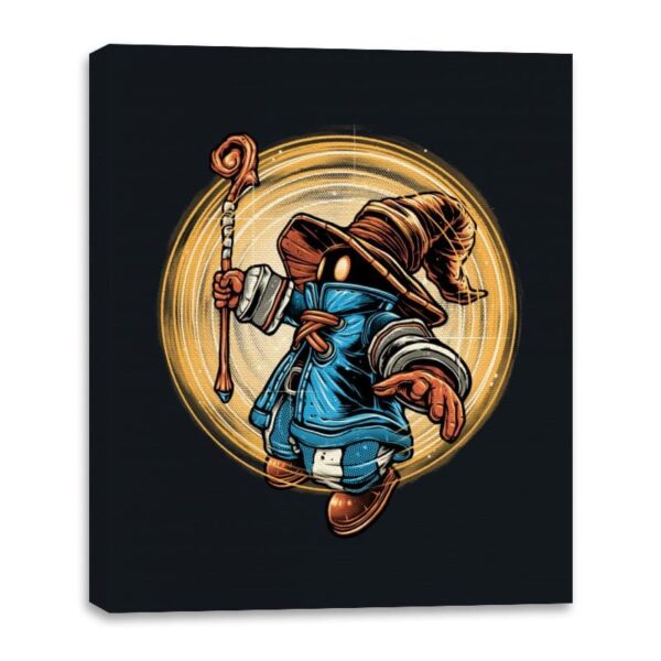 The Black Mage - Canvas Wraps Canvas Wraps RIPT Apparel 16x20 / Black