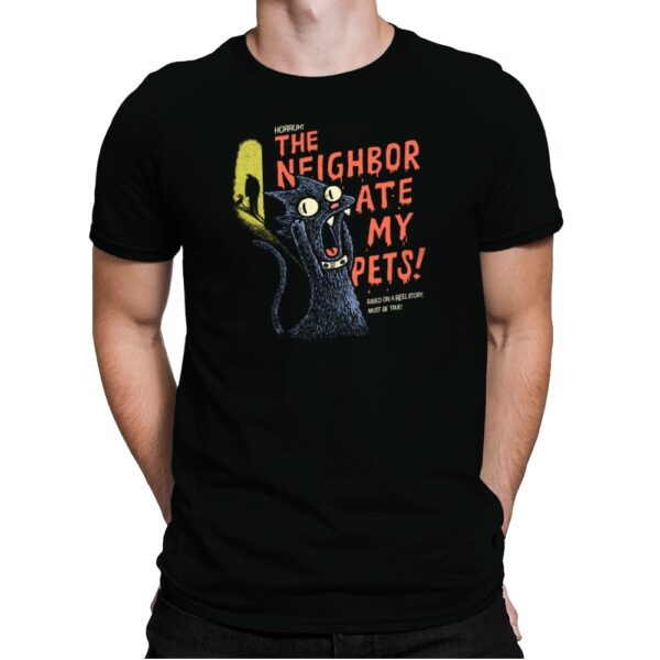 The Neighbor Ate my Pets - Mens Premium T-Shirts RIPT Apparel Small / Black