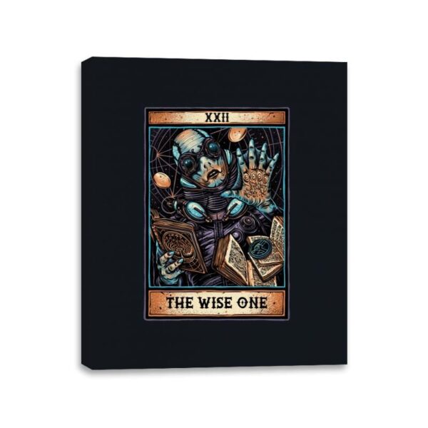 The Wise One - Canvas Wraps Canvas Wraps RIPT Apparel 11x14 / Black