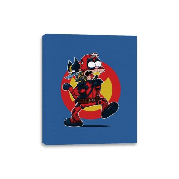 The Wolvie and Dee Pee Show - Canvas Wraps Canvas Wraps RIPT Apparel 8x10 / Royal