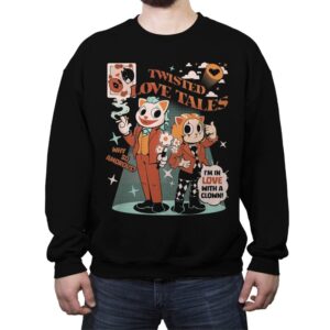 Twisted Love Tales - Crew Neck Sweatshirt Crew Neck Sweatshirt RIPT Apparel Small / Black