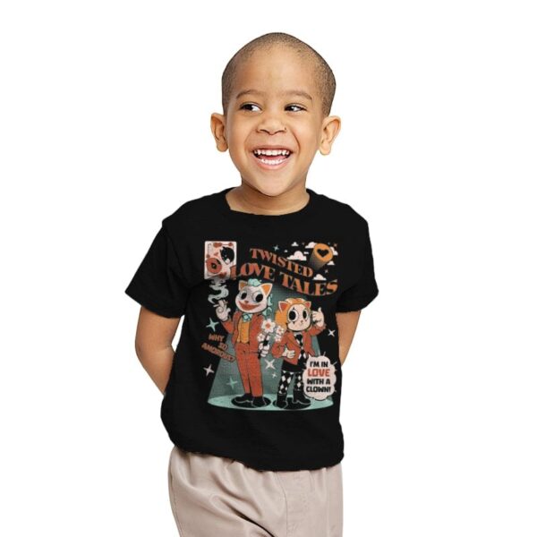 Twisted Love Tales - Youth T-Shirts RIPT Apparel X-small / Black