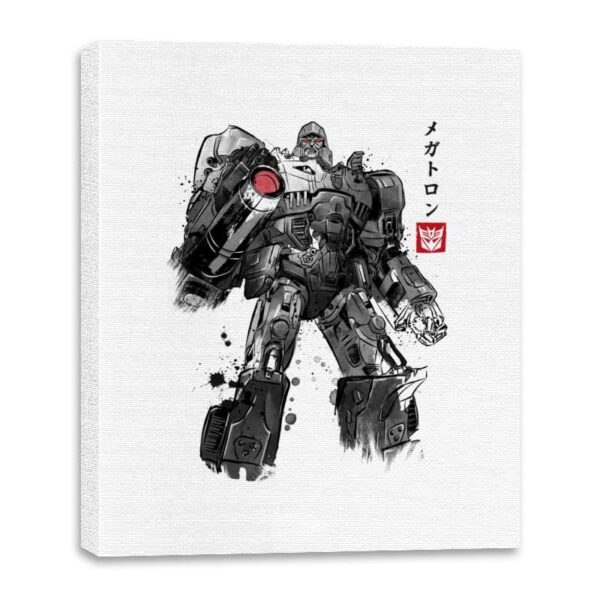 Tyrannical Leader Sumi-e - Canvas Wraps Canvas Wraps RIPT Apparel 16x20 / White