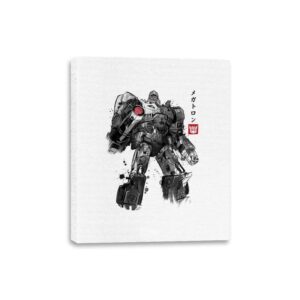 Tyrannical Leader Sumi-e - Canvas Wraps Canvas Wraps RIPT Apparel 8x10 / White