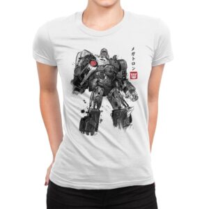 Tyrannical Leader Sumi-e - Womens Premium T-Shirts RIPT Apparel Small / White