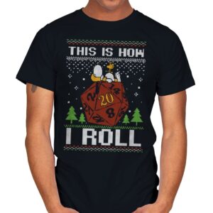 Ugly Sweater Beagle RPG  - Mens T-Shirts RIPT Apparel Small / Black
