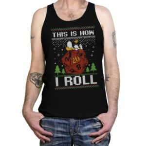 Ugly Sweater Beagle RPG  - Tanktop Tanktop RIPT Apparel X-Small / Black