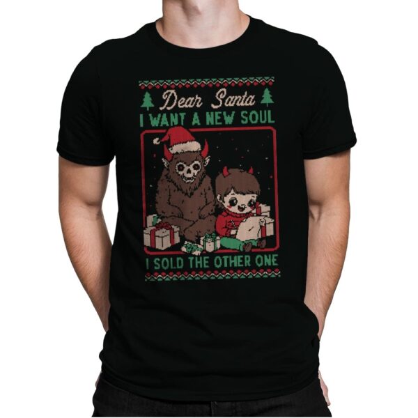 Ugly Sweater Christmas Pact - Mens Premium T-Shirts RIPT Apparel Small / Black