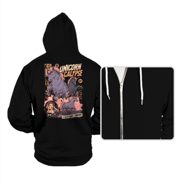 Unicorncalypse - Hoodies Hoodies RIPT Apparel Small / Black