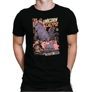 Unicorncalypse - Mens Premium T-Shirts RIPT Apparel Small / Black